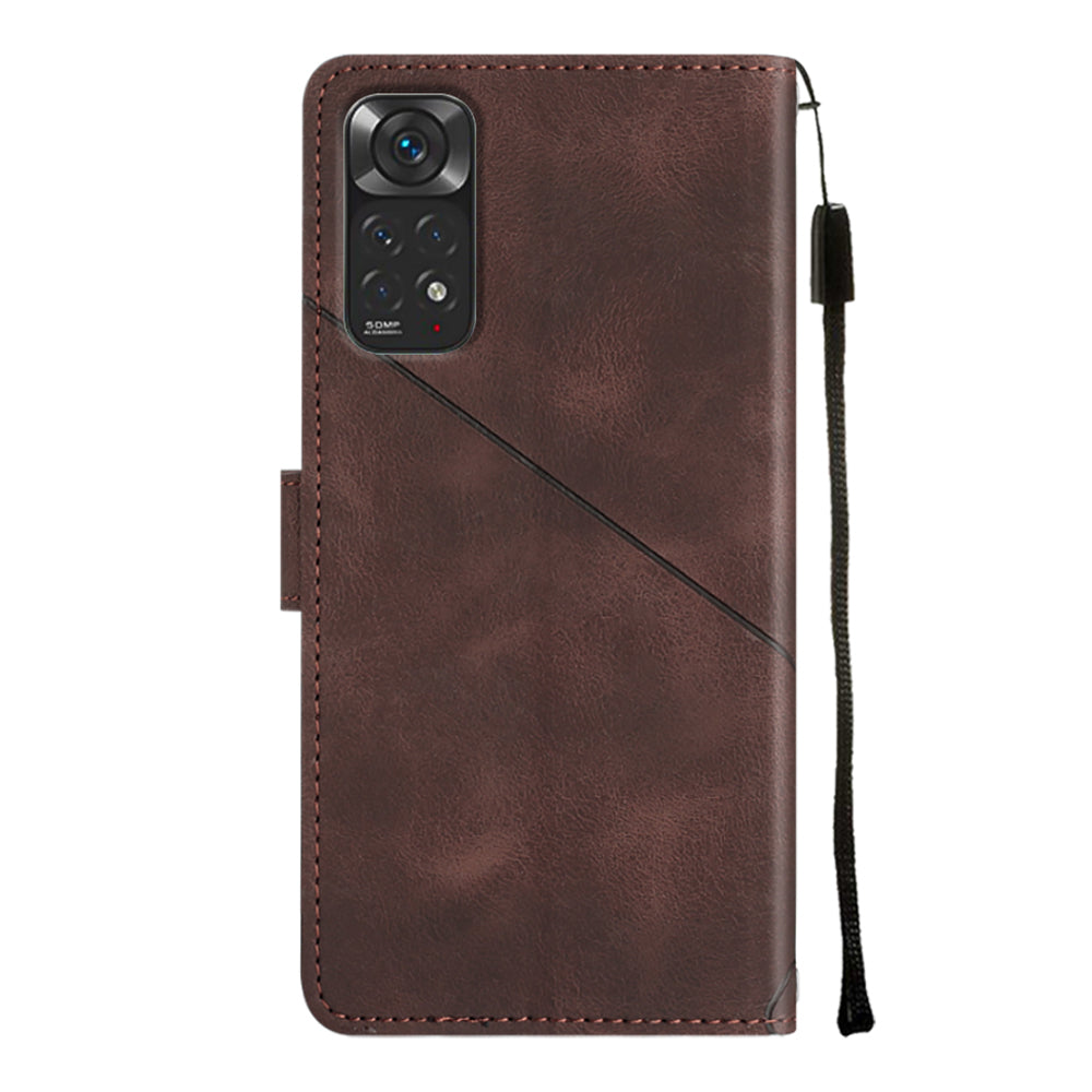 For Xiaomi Redmi Note 11S 4G Note 11 4G (Qualcomm) PT005 YB Imprinting Series-6 Stand Wallet Phone Case Leather Phone Cover For Xiaomi Redmi Note 11S 4G Note 11 4G (Qualcomm) PT005 YB Imprinting Series-6 Stand Wallet Phone Case Leather Phone Cover